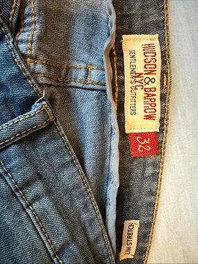 Hudson & Barrow Light Blue Slim Men's Jeans — Slim Fit